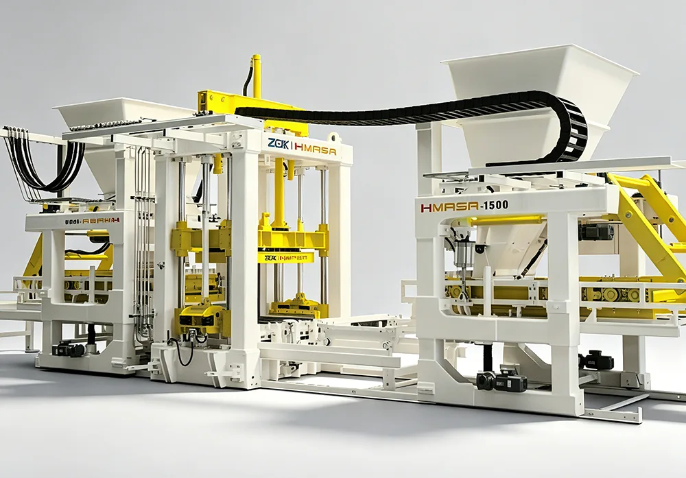 HMS1500 Heavy-Duty Servo Block Production Machine